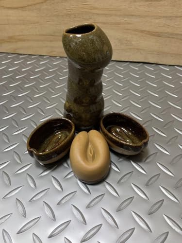 備前焼　珍品！　男根　酒器徳利　時代物　陶器 備前焼 男根徳利 合箱 酒器 子宝 子孫繁栄 酒盃 酒杯 ぐい呑み